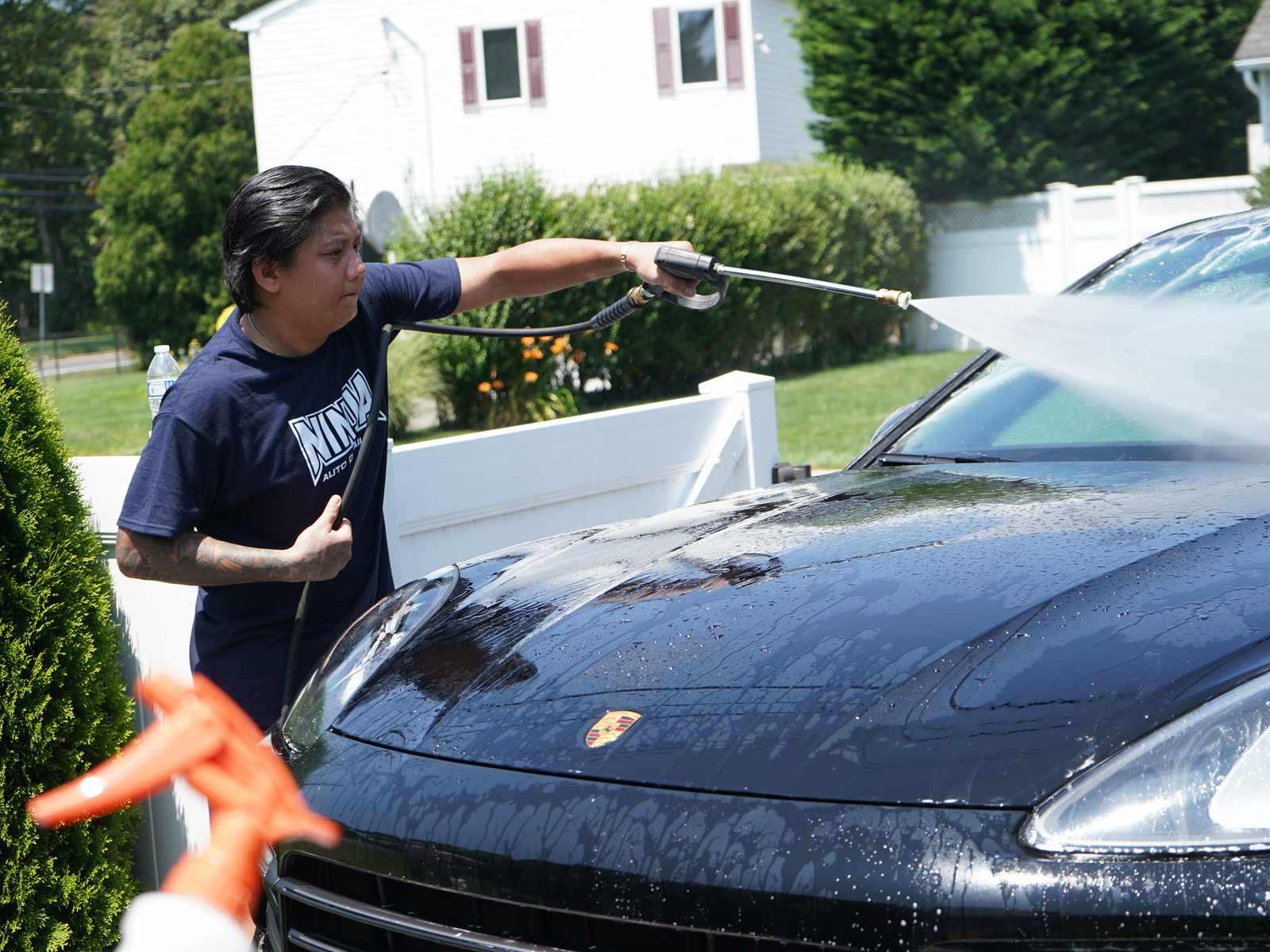 Porsche Taycan — mobile detailing by Ninja Auto Detail