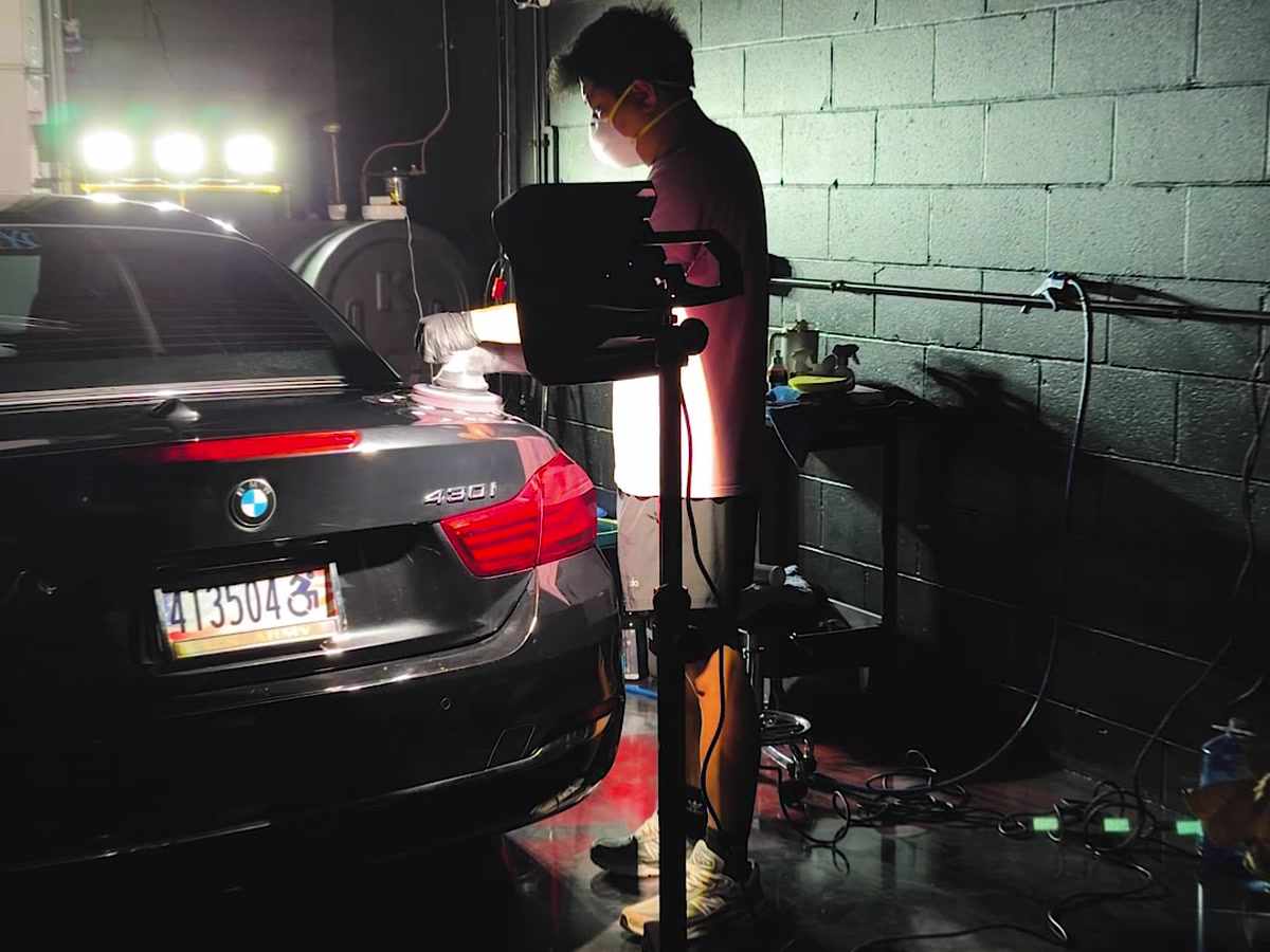Ceramic Coating step 4 at Ninja Auto Detail